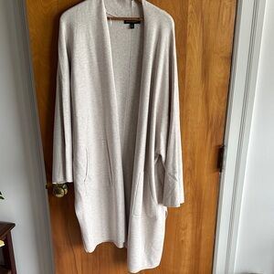Banana Republic Beige Open-Front Women's Cardigan